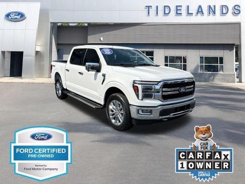 Star White 2024 Ford F-150 Lariat
