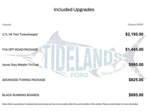 Azure Gray Metallic 2024 Ford Ranger Lariat