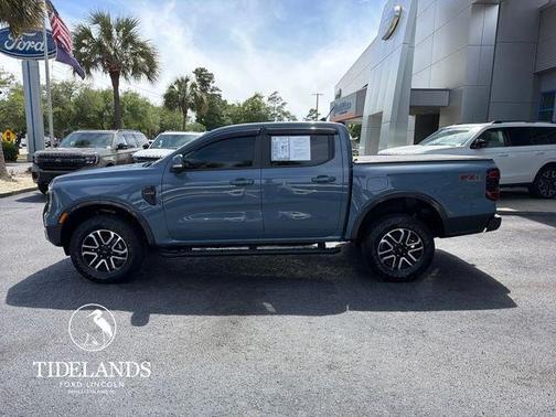 Azure Gray Metallic 2024 Ford Ranger Lariat