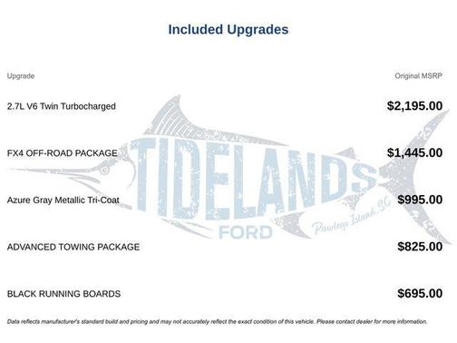 Azure Gray Metallic 2024 Ford Ranger Lariat