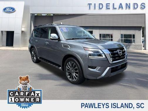 Gun Metallic 2023 Nissan Armada Platinum