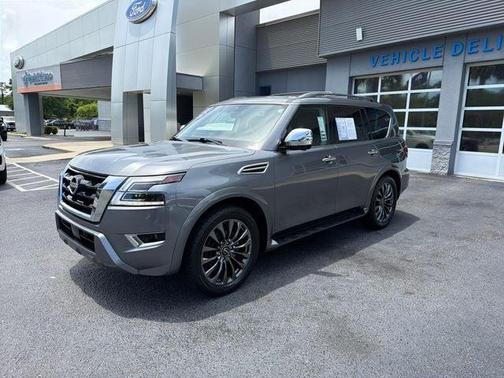 Gun Metallic 2023 Nissan Armada Platinum