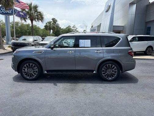 Gun Metallic 2023 Nissan Armada Platinum