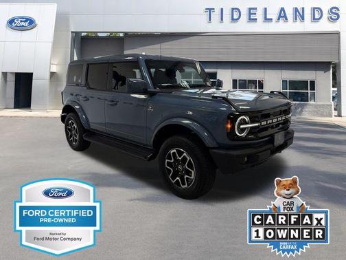 Azure Gray Metallic 2025 Ford Bronco Outer Banks