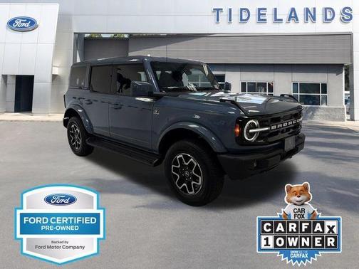 Azure Gray Metallic 2025 Ford Bronco Outer Banks