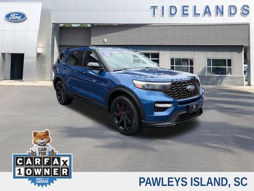 Blue Metallic 2023 Ford Explorer ST