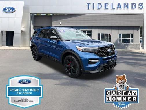 Blue Metallic 2023 Ford Explorer ST