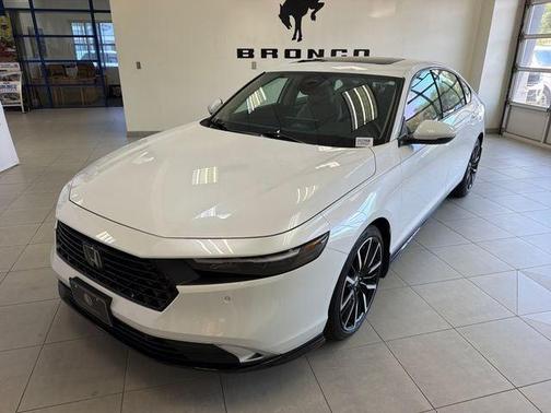 Platinum White Pearl 2025 Honda Accord Hybrid Touring