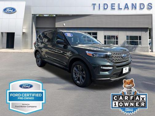 Forged Green Metallic 2023 Ford Explorer XLT