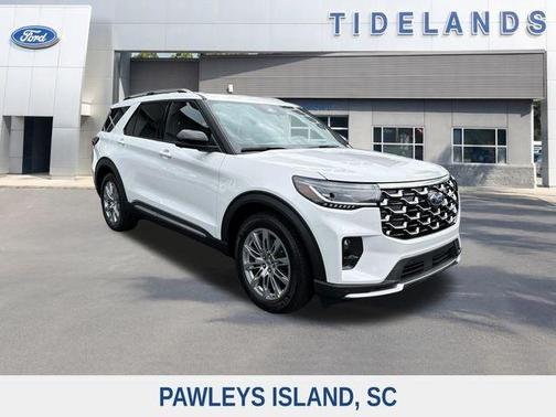 Star White 2026 Ford Explorer Platinum