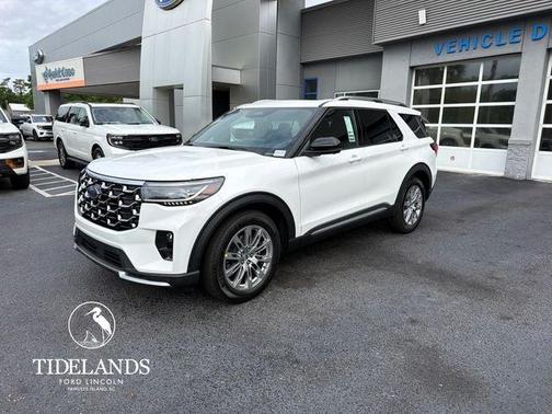 Star White 2026 Ford Explorer Platinum