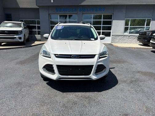 White Platinum Clearcoat Metallic 2015 Ford Escape Titanium