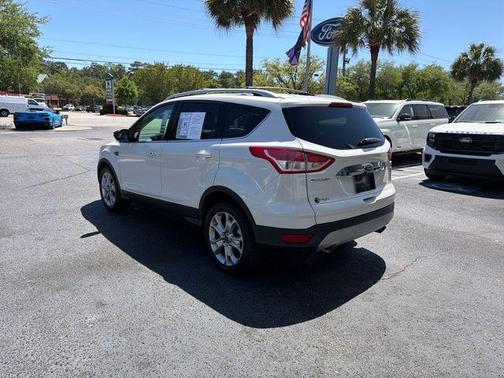 White Platinum Clearcoat Metallic 2015 Ford Escape Titanium