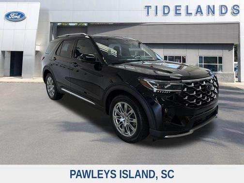 Agate Black Metallic 2026 Ford Explorer Platinum