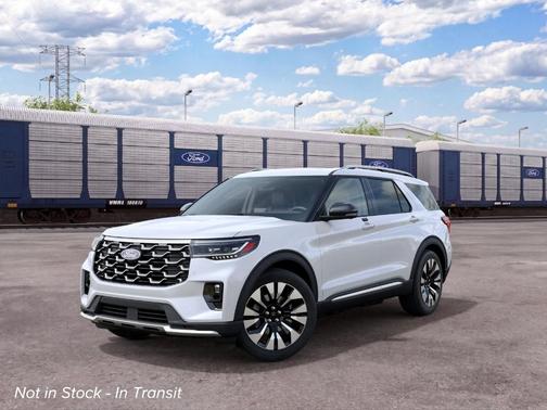 White Metallic 2027 Ford Explorer Platinum