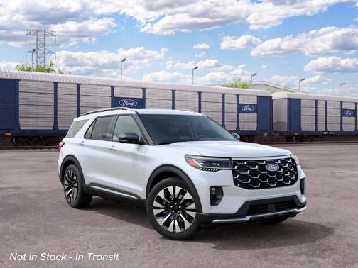 White Metallic 2027 Ford Explorer Platinum