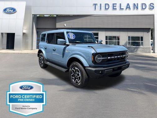 Azure Gray Metallic 2025 Ford Bronco Outer Banks