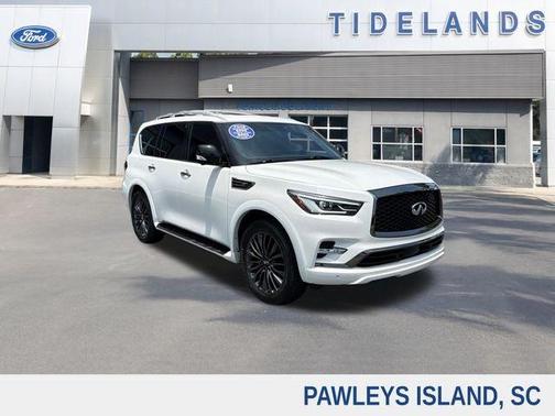 Moonstone White 2024 INFINITI QX80 SENSORY