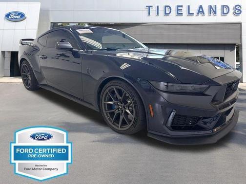 Blue 2025 Ford Mustang Dark Horse