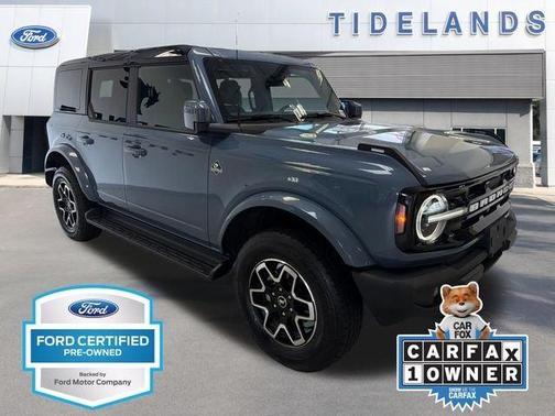 Azure Gray Metallic 2025 Ford Bronco Outer Banks
