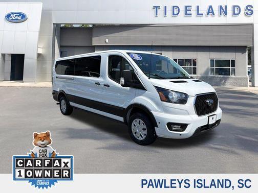 Oxford White 2024 Ford Transit-350 XLT