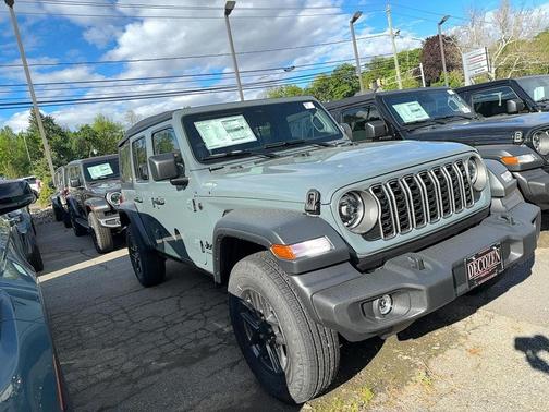 Gray 2026 Jeep Wrangler Sport S