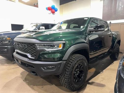 Green 2026 RAM 1500 RHO Crew Cab 4x4 5'7' Box