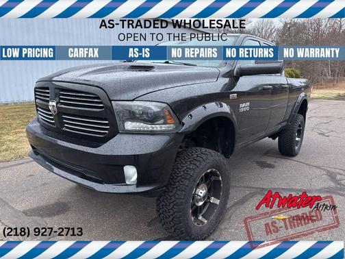 Brilliant Black Crystal Pearlcoat 2015 RAM 1500 Sport