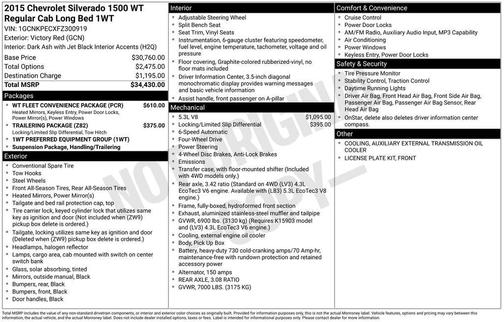 Victory Red 2015 Chevrolet Silverado 1500 WT