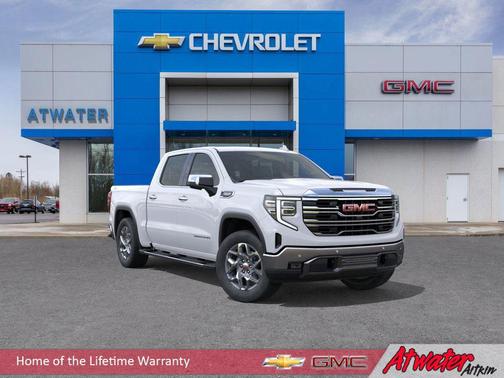 Summit White 2026 GMC Sierra 1500 SLT