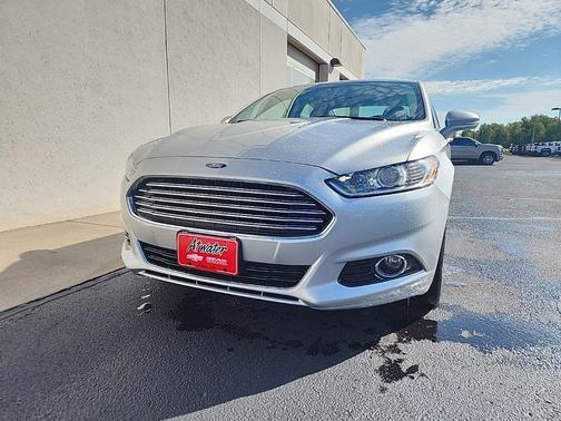 Silver 2014 Ford Fusion Hybrid Titanium