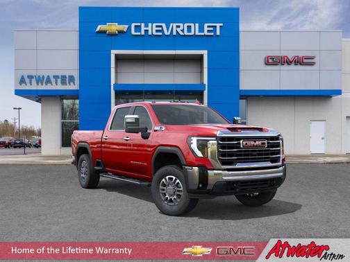 Volcanic Red Tintcoat 2026 GMC Sierra 3500 SLT