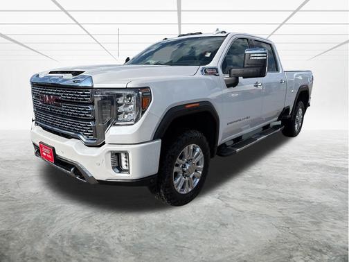 White Frost Tricoat 2020 GMC Sierra 3500 Denali