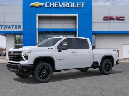 Summit White 2026 Chevrolet Silverado 3500 LTZ