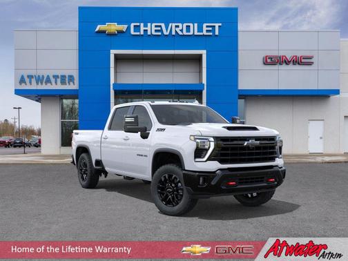 Summit White 2026 Chevrolet Silverado 3500 LTZ