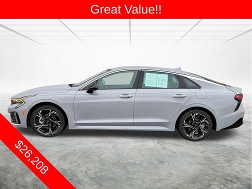 Wolf Gray 2025 Kia K5 GT-Line