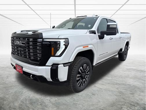 White Frost Tricoat 2025 GMC Sierra 3500 Denali