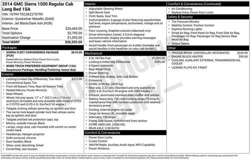Quicksilver Metallic 2014 GMC Sierra 1500 Base