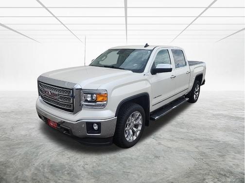 White Diamond Tricoat 2015 GMC Sierra 1500 SLT