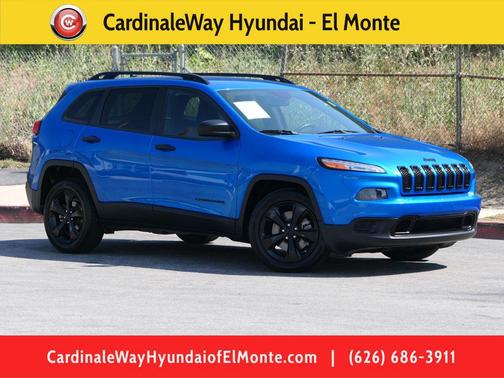 Hydro Blue Pearlcoat 2017 Jeep Cherokee Altitude