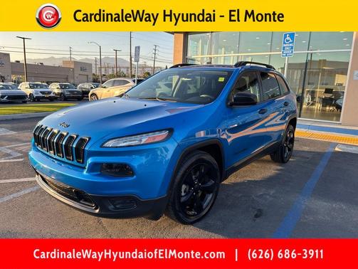 Hydro Blue Pearlcoat 2017 Jeep Cherokee Altitude