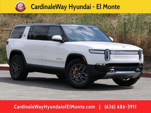Glacier White 2023 Rivian R1S Adventure