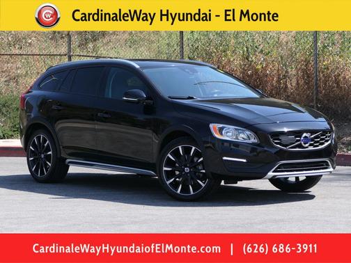 Black 2017 Volvo V60 Cross Country T5