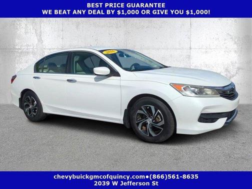 White Orchid Pearl 2016 Honda Accord LX