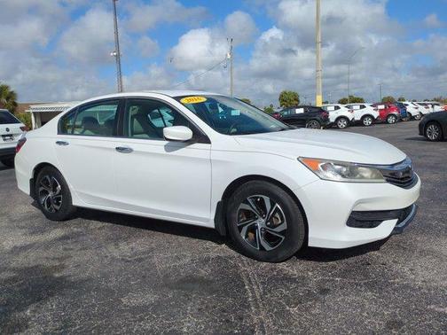 White Orchid Pearl 2016 Honda Accord LX