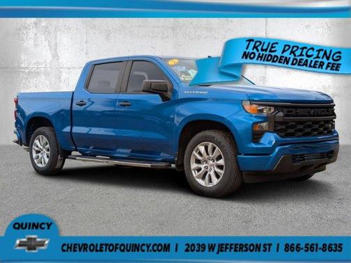 Glacier Blue Metallic 2022 Chevrolet Silverado 1500 Custom