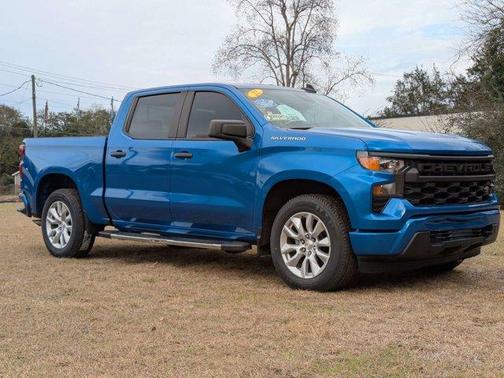 Glacier Blue Metallic 2022 Chevrolet Silverado 1500 Custom