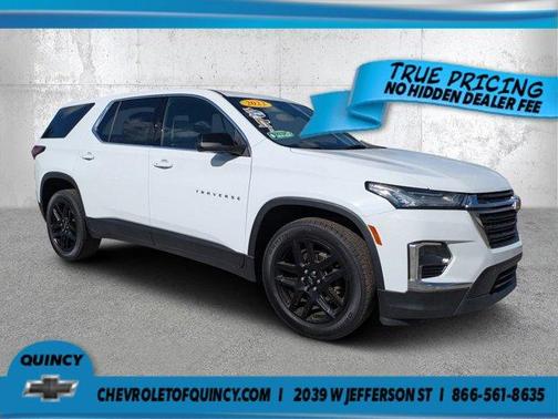Summit White 2022 Chevrolet Traverse LS