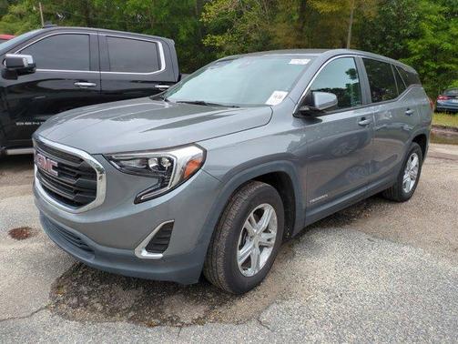 Satin Steel Metallic 2021 GMC Terrain SLE