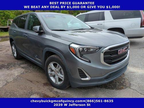 Satin Steel Metallic 2021 GMC Terrain SLE